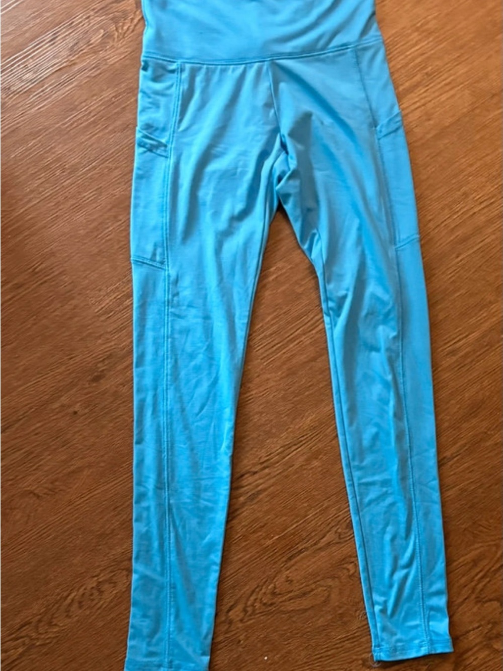 wild fable Bright Turquoise High-Waist Leggings